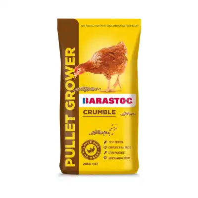 barastoc pullet grower poultry feed for young chickens