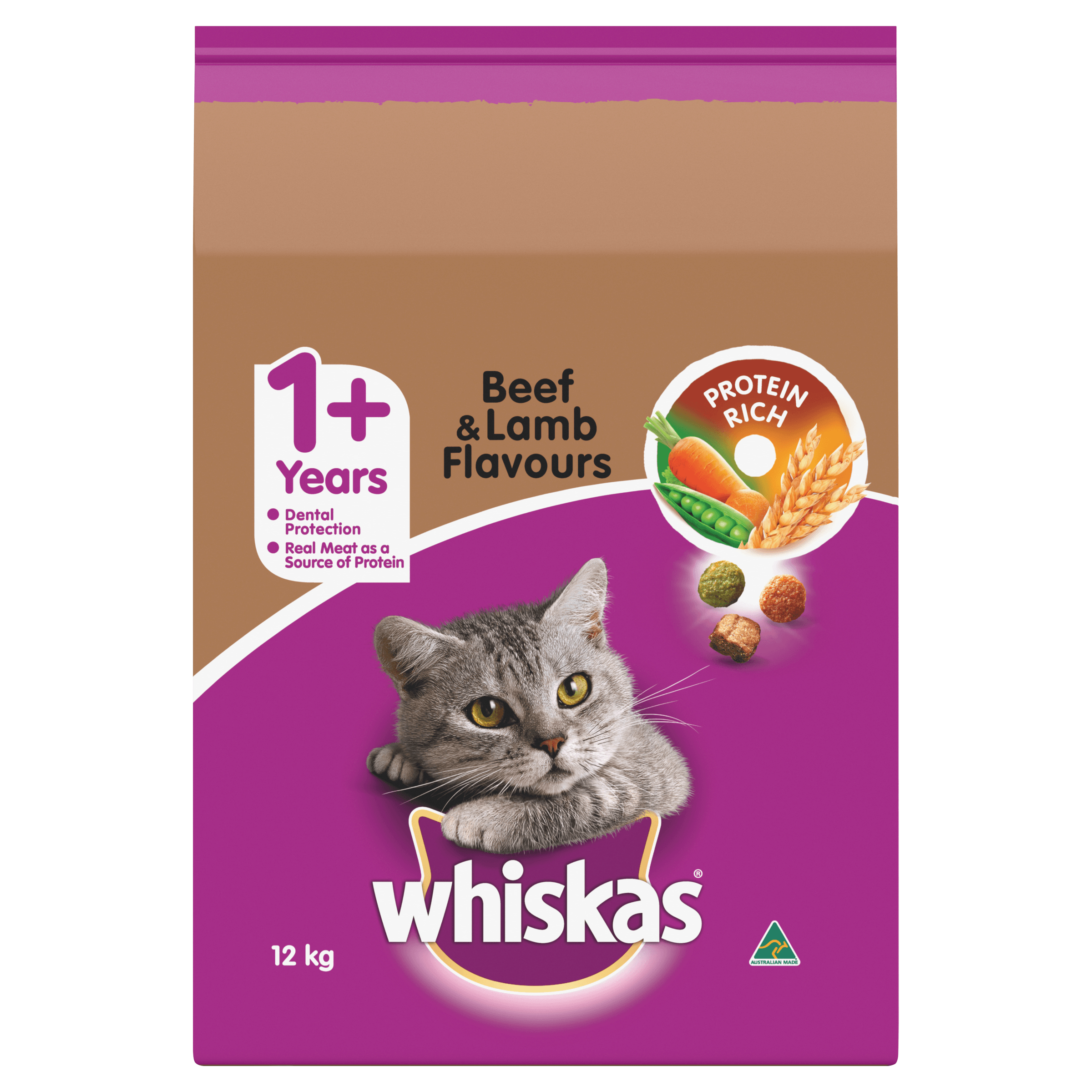 WHISKAS 12KG DRY CAT FOOD
