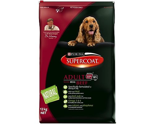 SUPERCOAT DOG ADULT BEEF FLAVOUR