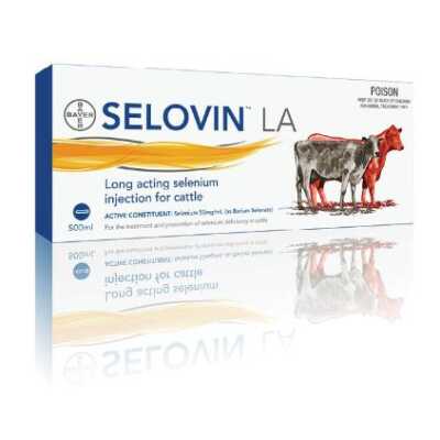 Selovin Long Acting Injection For Cattle 500ml