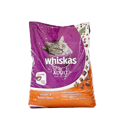 WHISKAS 6.5KG CHICKEN & RABBIT