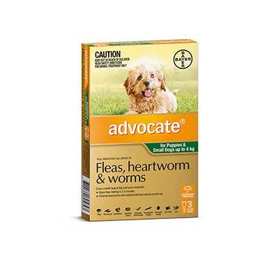 ADVOCTATE DOG 0 - 4KG 3Pk
