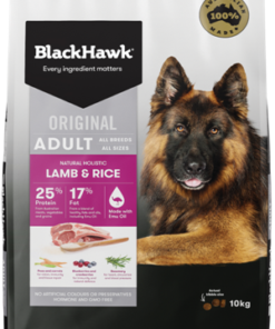 Blackhaek dog lamb and rice 20kg
