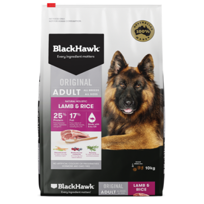 Blackhawk dog Lamb and Rice 10kg