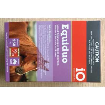 Alternative view of Io Equiduo horse wormer and boticide