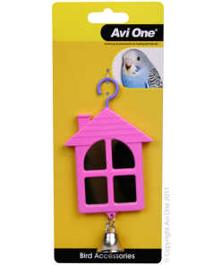 AviOne Bird Toy House Shaped Mirror