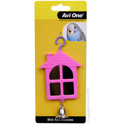 AviOne Bird Toy House Shaped Mirror