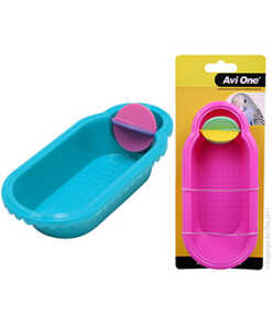 AviOne Bird Toy Fanciful Bath with spinner