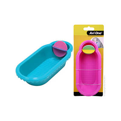 AviOne Bird Toy Fanciful Bath with spinner