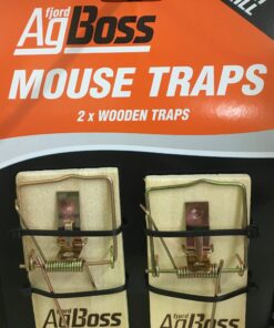 Agboss wooden mouse trap 2pk