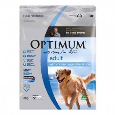 Optimum Chicken Veg And Rice Adult Dog Food 15kg