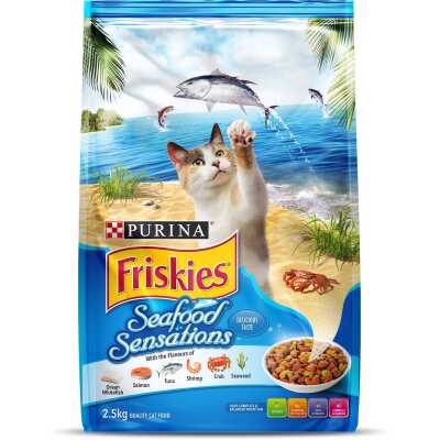 Friskies Cat Food 2.5kg - Seafood Sensations