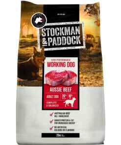 Stockman & Paddock Working Dog Food Beef 20kg