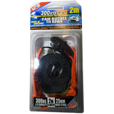 CAM TIE DOWN LTS 25MM X 2M 300LG