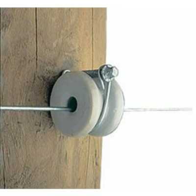 Porcelaine drivescrew assembly - wooden post 20pk