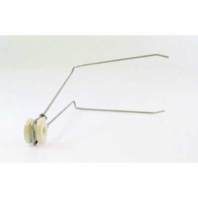 Bracket Offset "C" Clip with Porcelain Reel