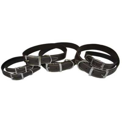 Leather Dog Collar Black