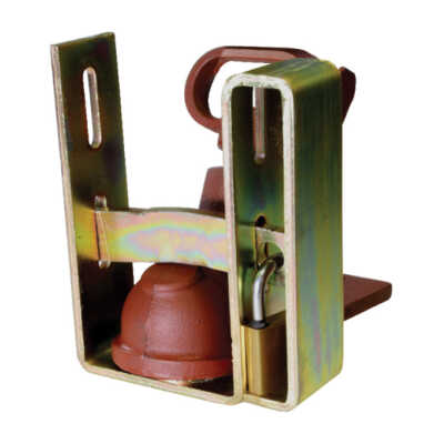 Trailer lock with padlock