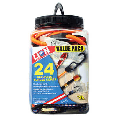 Octopus straps assorted 24pce