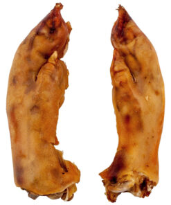 Black dog pig trotters