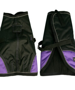 Night walker dog coat black Purple