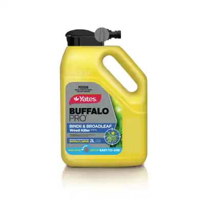Yates 2L Buffalo PRO Selective Bindii & Broadleaf Weed Killer Hose-On