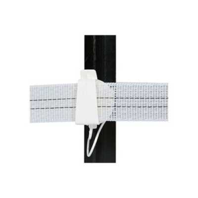 Steel Post Insulator for 40mm Tape 25pk