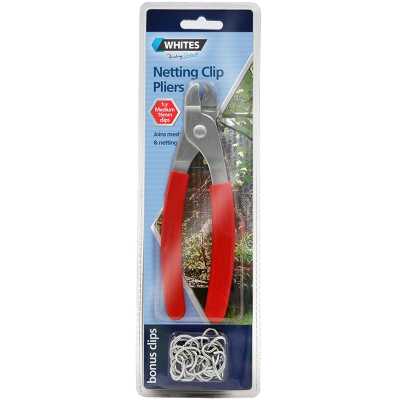 Netting Clip Pliers Red Handle to suit 16mm clips