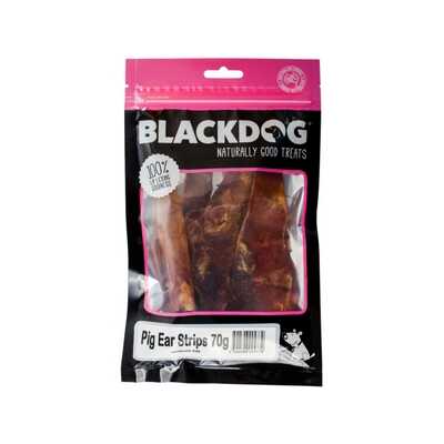 Blackdog Pigs ear strips 70g