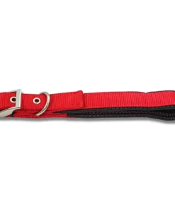 Dog Collar Padded Red 40cm