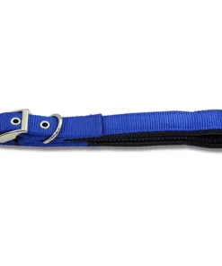 Dog Collar Padded Blue 40cm