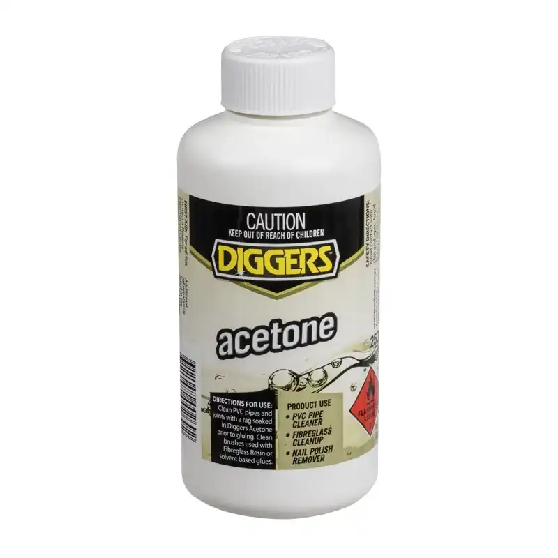 Diggers S Acetone 250ml - Beaufort Animal Supplies