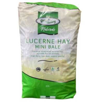 Green Valley Mini Lucerne Bale 22L