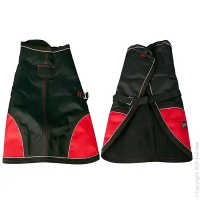 Pet One Night Walker Waterproof Black/Red 65Cm