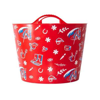 Tubtrug 25L Print And Pattern Tub Red
