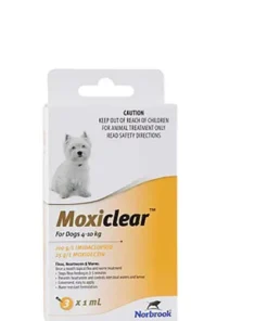 Moxiclear For Dogs 4-10Kg 3 Pack