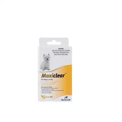Moxiclear For Dogs 4-10Kg 3 Pack