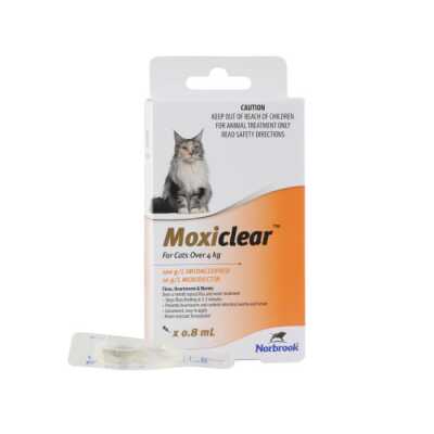 Moxiclear For Cats Over 4Kg 3 Pack