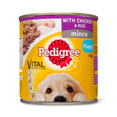 PEDIGREE Puppy Minced Chicken Rice Cans