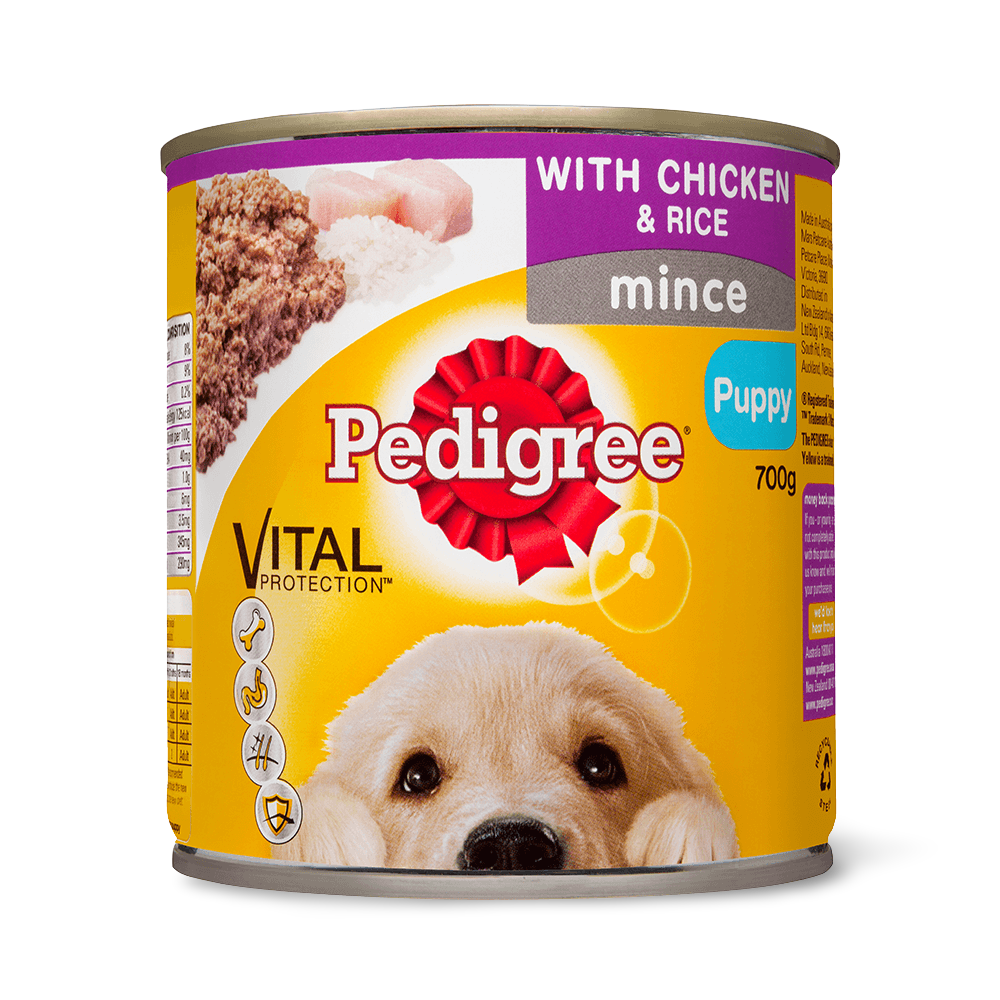 PEDIGREE Puppy Minced Chicken Rice Cans