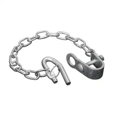 Rotech BCL500 25NB bolt-on hook farm gate latch with 500mm chain