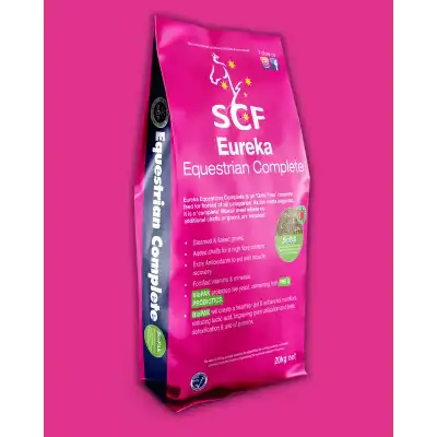 Southern Cross Eureka Equestrian Complete 20kg oat free horse feed available at Beaufort Animal Supplies