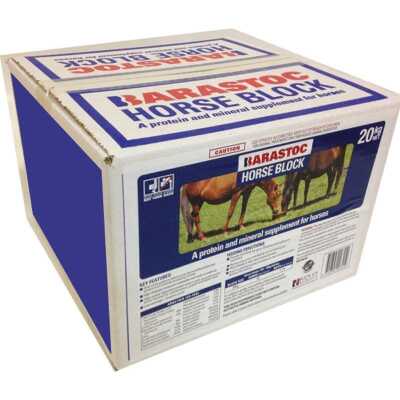 Barastoc Rebalance Horse Block 20kg protein and mineral supplement block for horses