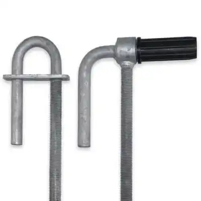 275mm Timber Post Hinge Set