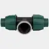 NORMA Tee PE x FI BSP 1 1/4 inch x 1 1/4 inch x 1 1/4 inch rural poly fitting
