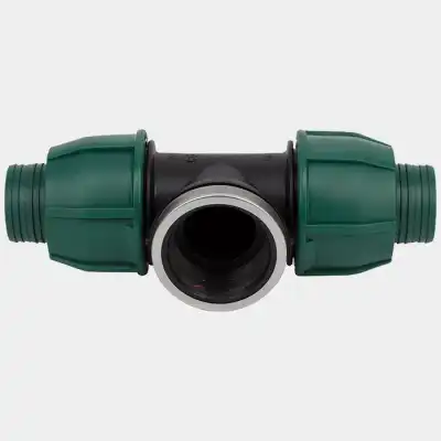 NORMA Tee PE x FI BSP 1 1/4 inch x 1 1/4 inch x 1 1/4 inch rural poly fitting