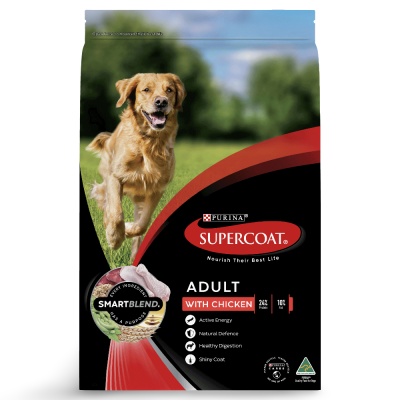 SUPERCOAT Smartblend Dry Dog Food Adult Chicken 18kg