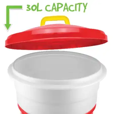 Alternative view of Bainbridge Plastic Poultry Feeder And Stand 30l