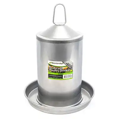 Bainbridge Stainless Poultry Drinker 3lt