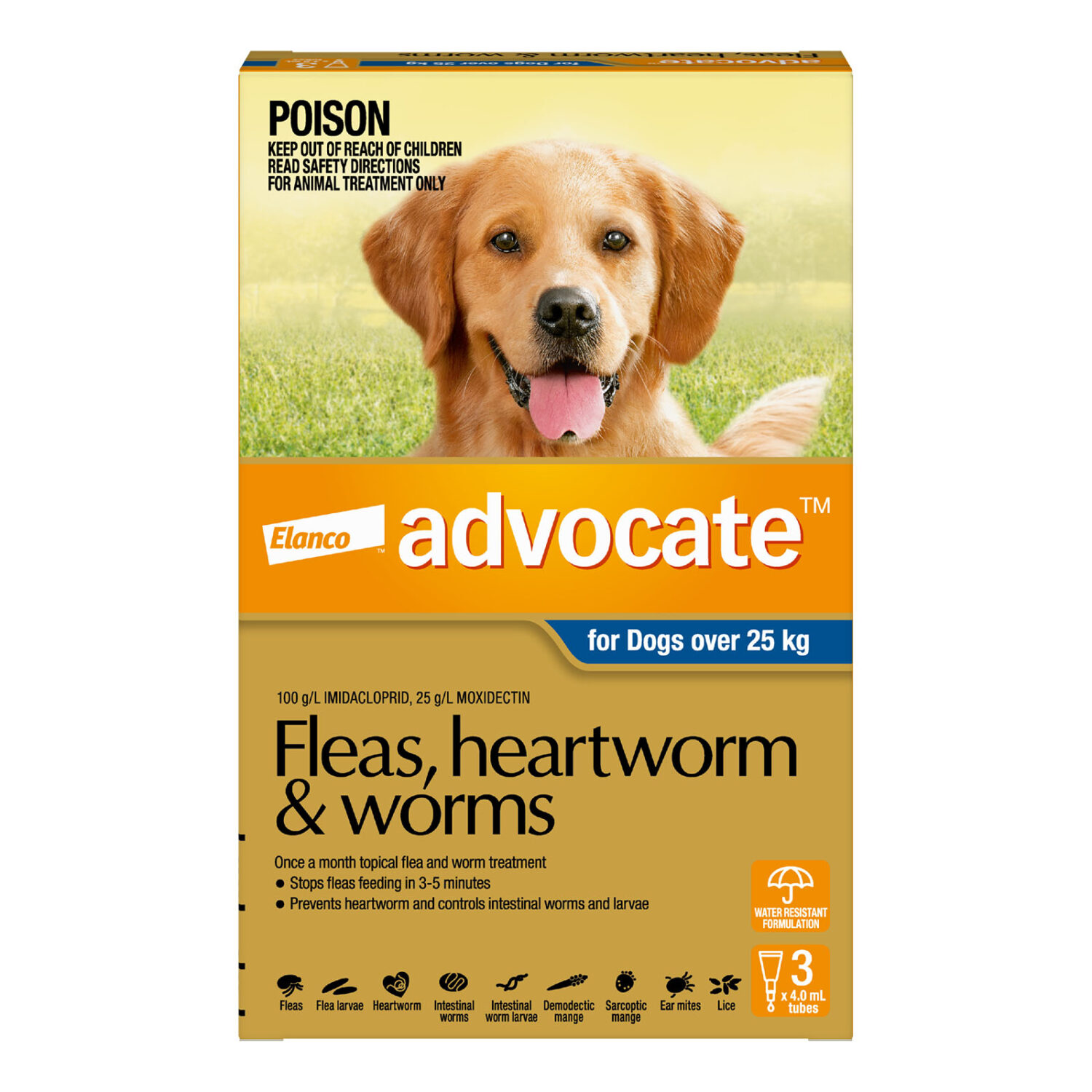 Advocate Dog Bayer Xlarge 25kg 3s